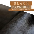 Black Cowhide Rug - Size  6  X 7-8 