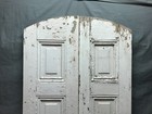 Pair Arch Top Antique House Window 15x80 Shabby 3 Panel Shutters Chic 806-24b
