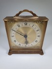 Smiths Tempora 8 Day Floating Balance Brass Mantel Clock Made In Great Britain