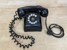 Vintage Western Electric 302 Rotary Desk Telephone Bell System Black F1 Handset