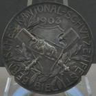 1903 Swiss Bern  biel  Cantonal Shooting Festival Medal Silver