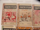 Vintage  pack-o-fun  Scrap-craft Magazine 8 1956 Issues Halloween xmas thanksgiv