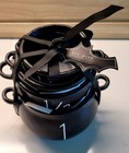 Rae Dunn Black Ceramic Cauldron Measuring Cups Set Nwt