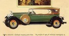 10 Packard Automobile Car Ads 1926 -1930 Sedans Roadsters Convertible Full Color