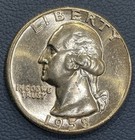1958 Washington Quarter 25c Uncirculated 90  Silver