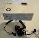 Qkk Qk-01 Mini Projector Portable Hd Video Home Theater Led lcd Hdmi Usb White