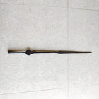 19c Antique Handmade Mythological Animal Iron Long Spear Head Decorative Sp68