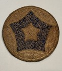 Rare Wwii Us Army 5th Service Command Reversed Color Patch