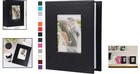 Black Leather Photo Album 4x6 - Versatile Storage For Cherished Memories