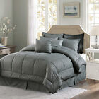 10-piece Luxury Queen king Comforter Set All Season Down Alternative Reversible