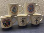  5  Vintage Bsa Lodge Mugs C Handled Nice Collection