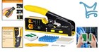 Ethernet Crimp Tool Kit All-in-one Rj45 Cat7 Cat6 Cat5 Network Tester