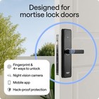 Wifi Smart Door Lock With Camera - European Din Standard Not U s Ansi Compatible