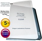 200 pack Clear Report Binding Covers 5 Mil 8-1 2 X 11 Unpunched Plastic Sheets