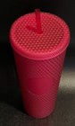 Starbucks Hot Pink Soft Touch Studded Tumbler Venti New