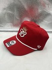 Dale Earnhardt Jr   8  47 Brand Red Budweiser Rope Hitch Adjustable Snapback Hat