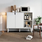 Kitchen Buffet Cabinet Storage Sideboard With 2 Doors 2 Shelves  41 8  L X 15   