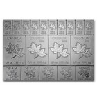 2018 Canada Mapleflex  2oz 9999 Fine Silver Combi Bar Fractional Maple Leaf