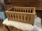 Antique Vintage Wood Baby Doll Rocking Cradle Box Cottagecore Primitive Decor