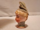 Old German Bisque Doll Head For Use As A  Sewing Pin Cushion