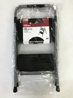 Hyper Tough 2-step Foldable Steel Step Stool  Gray   Black  Holds Up To 225 Lb