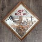Miller High Life Beer Diamond Wildlife Series Mirror Sign-grouse-   first Flush   