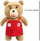17 7  Ted 2 Movie Teddy Bear W apron Plush Soft Stuffed Animals Plush Toy Gift