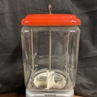 Vintage Working Acorn Gumball candy Machine With Glass Globe