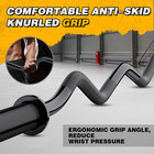Olympic Ez Curl Barbell Bar  47  Curl Bar For Weight Lifting  Home Gym Weight Ba