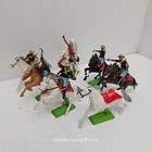 Vintage 1971 Britains Deetail Us Cavalry   Native American Figures Toy Lot