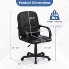 Ergonomic Mid-back Executive Office Chair Swivel Computer Desk Task Chair New