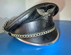 Motorcyle Newsboy Cap Vintage Leather Hat Eagle Men s  7 1 4 