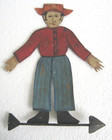 Antique Old Rare Unusual Man Weathervane Hand Made Weather Vane  