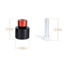 2x Protective Sliders Crash Bar End Balls Engine Guard Protector M12 For Harley