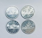 Canada 80  Canadian Silver Dollar 4 Coin Lot 2 4 Total Oz Silver