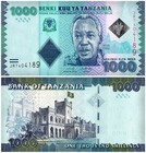 Tanzania 1000-10000 Shillings 4 Pieces Set  2010-2025  P-41-44  Unc