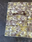 Antique Victorian Fireplace   Floor Tiles Lot 28 Mottled Brown Ivory 1 5x6   