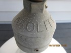 Vintage Abolite White 16  Industrial Barn Light Gas Station Porcelain Enamel