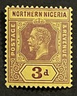 Travelstamps  Northern Nigeria Stamps Sg 43 - 3d  Mint Mogh
