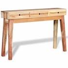 Vidaxl Console Table Solid Reclaimed Wood Entryway Hallway Side Accent Table