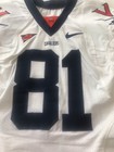 Game Worn Used Virginia Uva Cavaliers Cavs Football Jersey Size 38  81