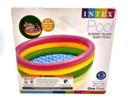 Intex Sunset Glow Inflatable Colorful Baby Swimming Pool  Multicolored 34x10 