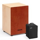 Lightweight Cajon Box Drum With Guitar Strings  Portable Birch Wood Percussion 