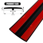 Dailisen 9 84ft T Molding Flexible Self Adhesive T T 9 84ft  Black