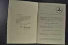 1961-1962 Mercedes-benz Brochure Nice Original