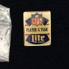Nfl Football Lite Beer Player Of The Year Pinback Pin Vintage Rare New Taiwan