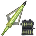 24pcs 3 Fixed Blade Archery Hunting Broadheads 125 Grain With Case Arrow Head