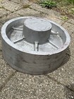 Vintage Wood Mold Foundry Pattern Antique Industrial Machinery Wooden Gear Wheel