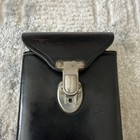 Vintage Hp Leather Calculator Case With Belt Loop Black Genuine Hewlett Packard