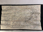 1924 Aaa Official Road Map Of Pennsylvania Vintage Large Map 24x44  Very Nice 